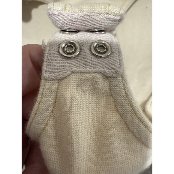 VTG Harley-Davidson Women's Bodysuit L Beige V-Neck L Sleeve‎ Gold Wing Logo - Picture 5 of 7